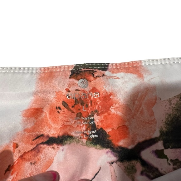 Apana - Womens Floral Leggins Sz. LG - Picture 2 of 8